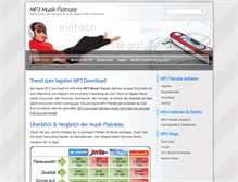 Tablet Screenshot of mp3-musik-flatrate.de